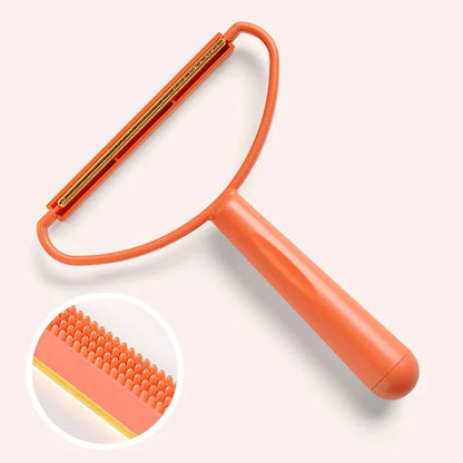 Pet Hair Remover Portable Manual Scraper Lint Cleaner Sticky Brush Cat Hair Removal Brush Hair Removal Tool Cat Accessories