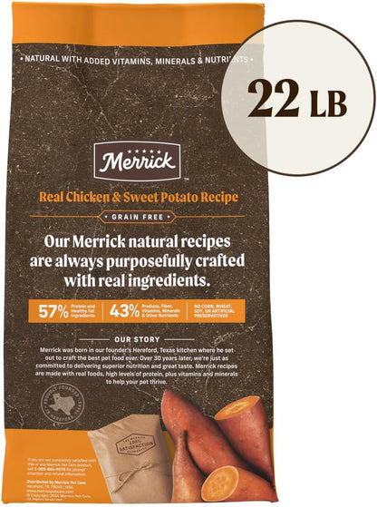 Grain Free with Real Meat + Sweet Potato Dry Dog Food